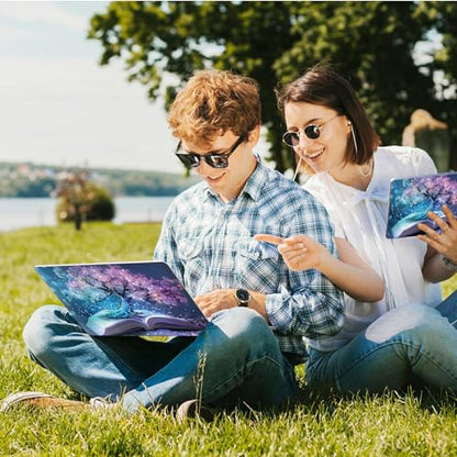 Universal Laptop Skin Sticker with 2 Wrist Pad Skins, Waterproof Scratch Resistant Vinyl Laptop Cover Decal, Cut to Fit for 11–15.6 Inch MacBook HP Dell Lenovo, Book Cherry Tree - color: Book Cherry Tree