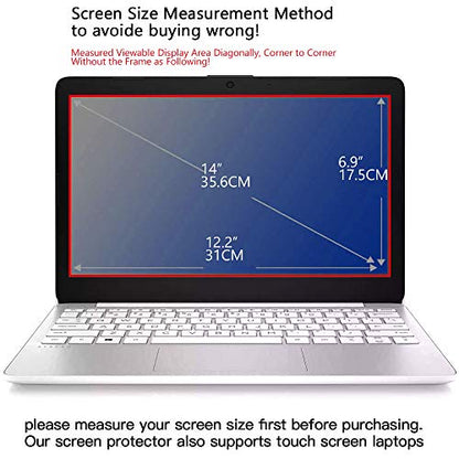 2 Pack 14" Laptop Screen Protector Eye Protection Anti Glare Anti Blue Light Screen Protector for 14 Inch with 16:9 Aspect Ratio Laptop | Eye Protection, Anti Glare, Anti Blue Light, Compatible with HP/DELL/Asus/Acer/Sony/Samsung/Lenovo/Toshiba/Razer 16:9