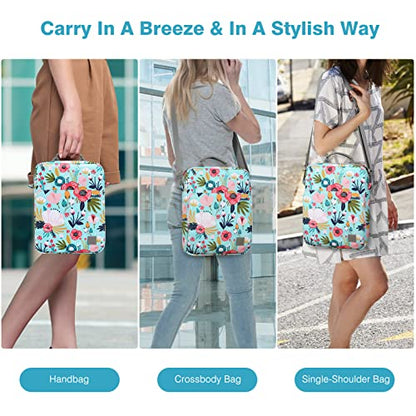 Dadanism 9-11 Inch Tablet Sleeve Bag Carrying Case with Shoulder Strap | Fits iPad (A16) 11", iPad 10th Gen 10.9", iPad Air M4/Pro M5 11", iPad 9/8/7th 10.2", Galaxy Tab A11+ Plus 11",Grass+Flower - color: Grass + Flower, size: 9-11 Inch