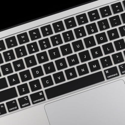 2 Pack Keyboard Cover for 2026-2023 MacBook Air 13" 15" M5 M4 M3 M2,2026-2021 MacBook Pro 14" 16" M5 M4 M3 M2 M1 Pro/Max, Keyboard Skin for 14.2" 16.2" MacBook Pro /13.6" 15.3" MacBook Air, US - color: GradientBlack+TPU