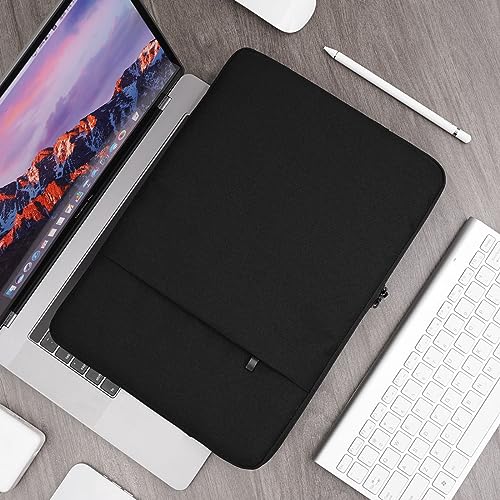 NIDOO 13-14 inch Laptop Sleeve Case Protective Computer Cover for 14" MacBook Pro M5 M4/ 14.4" Surface Laptop Studio / 14" Lenovo IdeaPad 5i Gen 9 / ThinkPad X1 Carbon/ P14s T14 E14 HP Dell Acer - color: Black, size: 13-14 Inch / Surface Laptop Studio