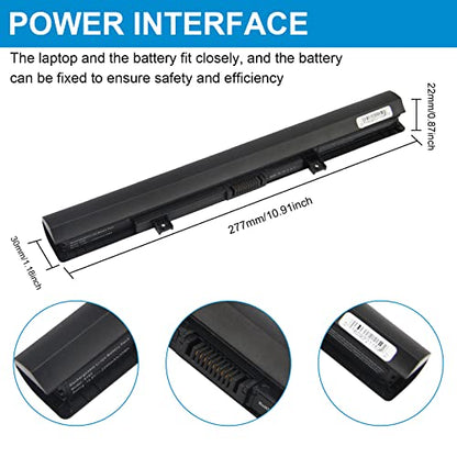 Fancy Buying New PA5184U-1BRS PA5185U-1BRS PA5186U-1BRS Laptop Battery Replacement for Toshiba Satellite C50 C55 C55D C55T L55 L55D L55T C55-B5200 C55-B5270 L55-C5346PL C55D-B5310 - size: 10.91*1.18*0.87inch PA5195U-1BRS