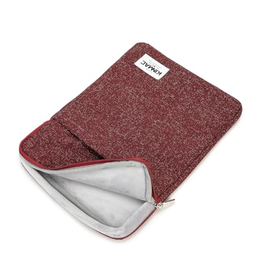 Kinmac 360° Protective Vertical Laptop Sleeve Case Cover Bag (Snow Wine, 12.5 inch-13.3 inch) - color: Snow Wine, size: 12.5 inch-13.3 inch