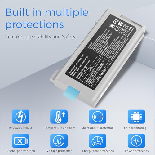 TREE.NB CF-30 Laptop Battery Replacement for Panasonic Toughbook Cf-30 Cf-31 Cf-53 CF-VZSU46 CF-VZSU46S CF-VZSU46U CF-VZSU46R CF-VZSU46AU CF-VZSU71U CF-VZSU72U 10.65V 87W 9cell - size: 6.46x3.19x0.79inch CF-30