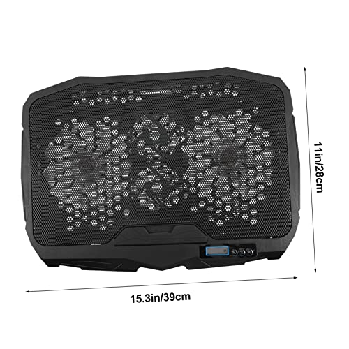 DOITOOL Adjustable Laptop Cooler High-Speed Silent Fan RGB Lighting Design Ventilated Support Stand for Gaming and Work Use Compatible Laptops