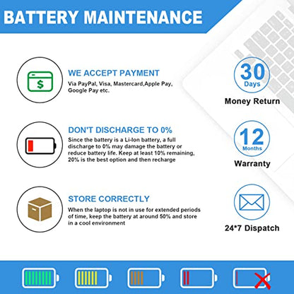 Futurebatt N311z Laptop Battery for Dell 13Z N311z 14Z N411z Vostro V131 V131D V131R Latitude 3330 Series Fits 312-1258 H7XW1 JD41Y - size: 14Z 12.13 3.15 1.77in