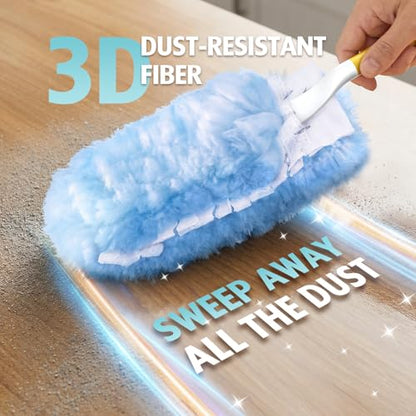 Duster Refill for Swiffer Duster, 100 Count Heavy Duty 2 Side 360° Duster Refills, 6X Microfibers, Disposable Multi Surface Dusters for Cleaning (Not Include Handle) - color: 100 Refills