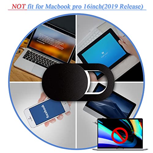 50 Pieces Webcam Cover Slider, 0.027-Inch Ultra Thin Web Camera Protective Privacy Covering Slide Stickers for Computer, Laptop, MacBook Pro/Air, iPhone, Tablet, PC, iPad, iMac