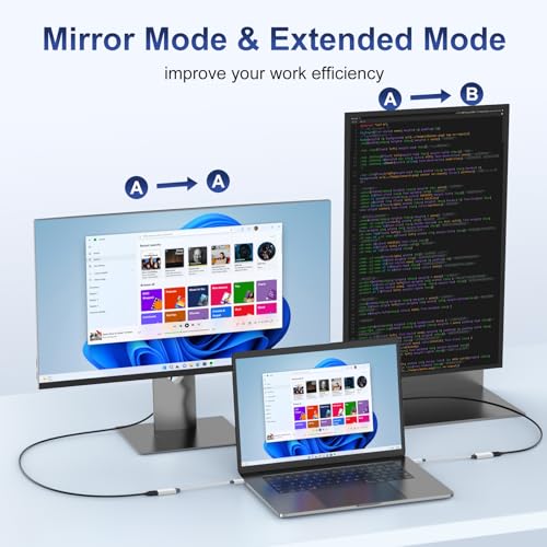 USB C to HDMI Adapter,4K@30Hz Type-C to HDMI Adapter Compatible with Thunderbolt 3/4,Video Audio Output for iPhone 16Pro,MacBook Pro/Air,Pixelbook,Surface Pro,iPad Pro/Air,XPS,Galaxy and More