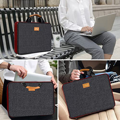 ZINZ Expandable Laptop Case 13-13.3-14 Sleeve Compatible with MacBook Pro/Neo 14" M5/M4/M3/M2/M1, MacBook Air/Pro 13", XPS 13/14, Surface Book/Laptop 13.5" and Most 13-14 inch Notebooks，B01RD01 - color: B01rd01, size: 13-14"