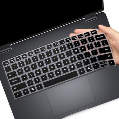 Keyboard Cover for Dell Pro 14 PC14250 PC14255, Dell Pro 14 Plus PB14250 PB14255 & DellPro Max 14 MC14250 14" (NOT FIT DellPro 14/Pro Max 14 Premium, Pro 3/5/7, Pro Education/Rugged/Essential 14) - color: Black