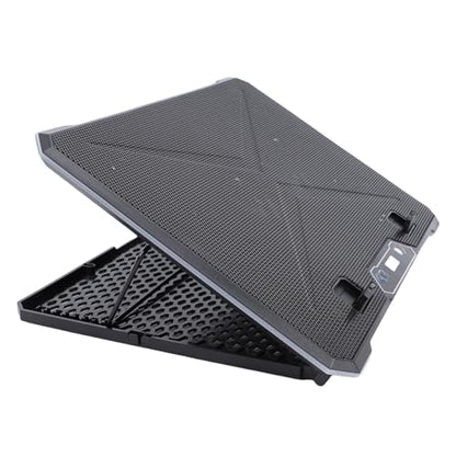 JTLB Gaming Laptop Cooling Pad 8 Levels Height Adjustable 2 USB Ports RGB Lights 12-19 Inch Laptop Cooler with 3C Adapter (14 Fans)