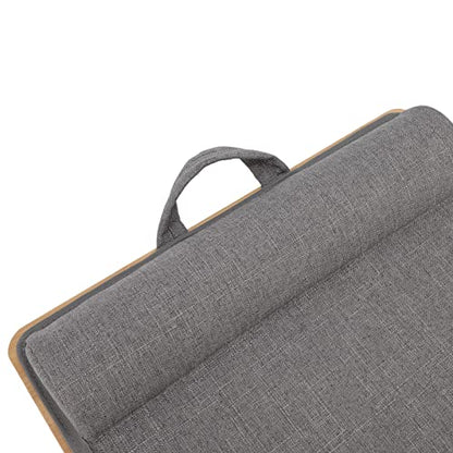 Lap Desk, Ergonomic Design 17 Inch Laptop Lap Desk, Soft and Stable Cushion, 42x27.5cm Small Size Portable Multifunctional Laptop Stand for Bed Sofa Couch
