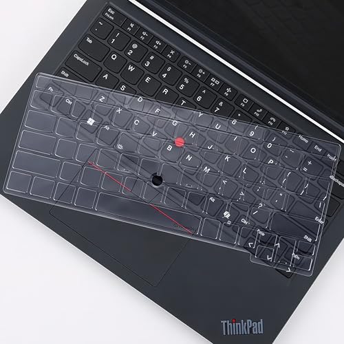 Ultra Thin Keyboard Cover for Lenovo Thinkpad T14 T14s Gen 6/Gen 5 14", Thinkpad E14 Gen 7 14", Thinkpad L14 P14s Gen 6/Gen 5 14" US Layout (Not Fit T14 T14s L14 P14s Gen 4/3/2/1, E14 Gen 6/5/4)-TPU - color: TPU