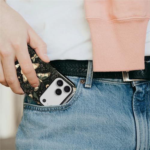 CARLOCA Case for iPhone 17 Pro,Gothic Dark Butterfly Design Hybrid Dual Protection Soft TPU Hard PC Shockproof Anti Scratch Men & Women Stylish Protective Phone Case - color: Gothic Dark Butterfly, size: iPhone 17 Pro