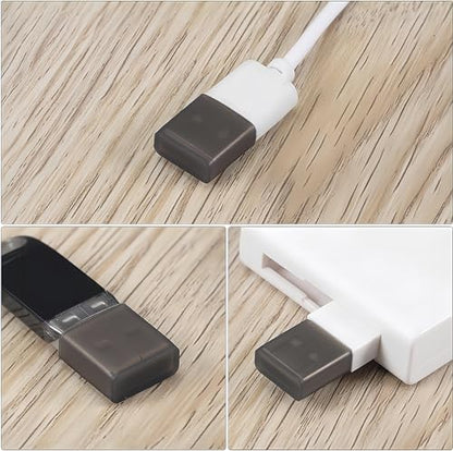 40Pcs Silicone USB Male Port Protectors Anti Dust Cap Cover for Charging Cable Data Cable, USB Data Cable Dust Cover Plug Caps Covers Anti Dust Protector Black - size: USB