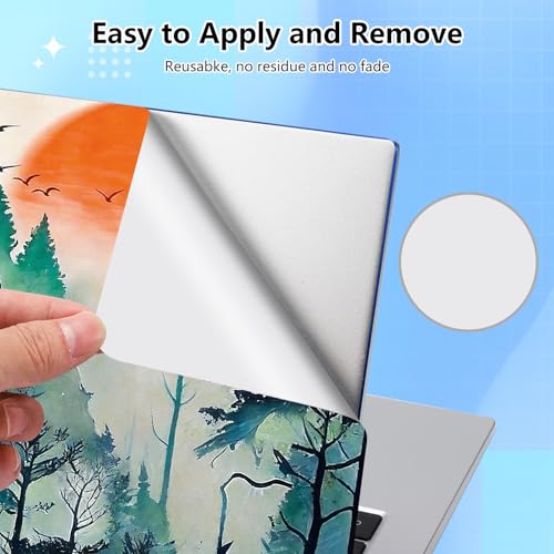 Universal Laptop Skin Sticker Decal for 11.6”12" 13" 13.3" 14" 15" 15.4" 15.6" Reusable Waterproof Scratch-Scratch Resistant Protective Vinyl Laptop Notebook Skin Stickers - Forest Tree - color: Forest Tree