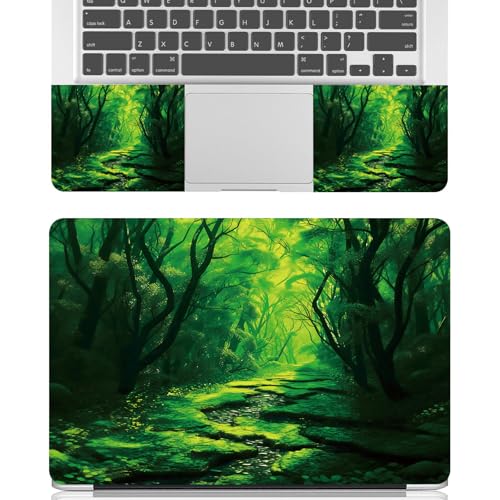 Universal Laptop Skin Sticker Decal for 11.6”12" 13" 13.3" 14" 15" 15.4" 15.6" Reusable Waterproof Scratch-Scratch Resistant Protective Vinyl Laptop Notebook Skin Stickers - Green Forests - color: Green Forests