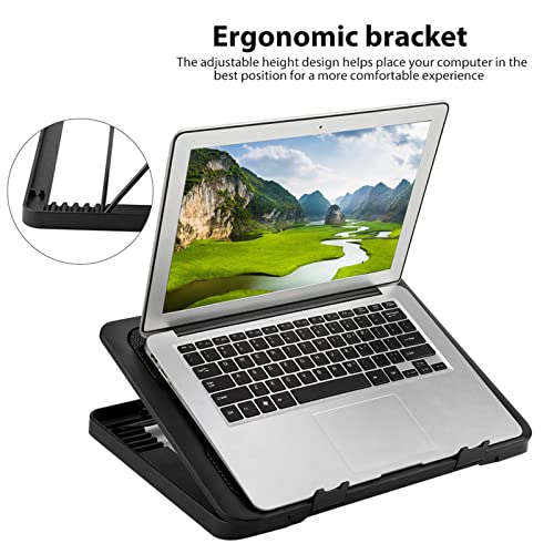 Portable Ultra Slim Silent Laptop Notebook Cooling Pad USB Powered Silent with 5 Fans Led Computer Components Tablets Laptops and Peripherals