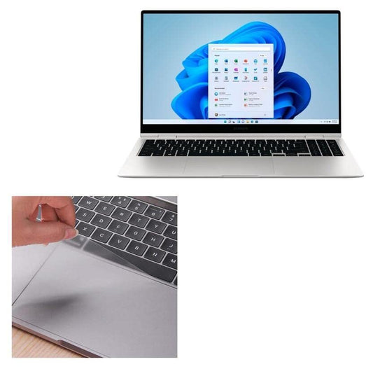 BoxWave Touchpad Protector Compatible with Samsung Galaxy Book2 Pro 360 (15.6 in) - ClearTouch for Touchpad (2-Pack), Pad Protector Shield Cover Film Skin