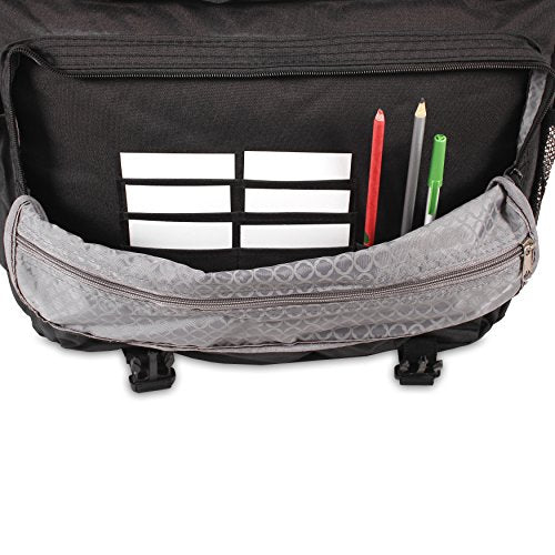 J World New York Thomas Laptop Messenger Bag for Women & Men. Kids Computer Bookbag - color: Black