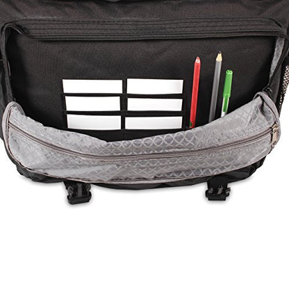 J World New York Thomas Laptop Messenger Bag for Women & Men. Kids Computer Bookbag - color: Black