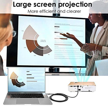 cablecc USB-C USB3.1 Type-C to VGA Source Converter Monitor 1080P Cable 1.8M - style: USB-C to VGA