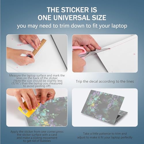 11.6 13 13.3 14 15 15.6 inches Netbook Laptop Skin Sticker Decal Reusable Protector Cover Case for Laptop Notebook chromebook Cool W-NEK-45 - color: W-NEK-45