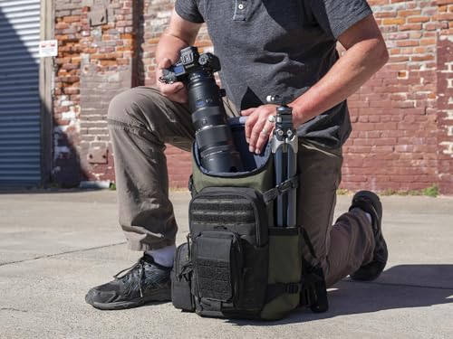 Think Tank DarkLight Tactical Camera Backpack - color: Montane Green, size: 25 liters