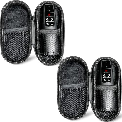 (2 Units) Presentation Clicker PowerPoint Presenter Remote: Laser Pointer Project Power Point PPT Clicker for Mac Laptop Office, Wireless Computer Clickers Slideshow Google Slide Advancer - style: 2 Units with Case
