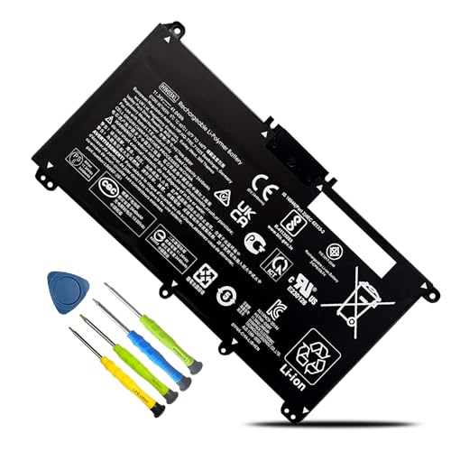 41.04Wh HW03XL L97300-005 Laptop Battery Replacement for HP Pavilion 15-EG 15-eg0xxx 15-EH 15-eg0073cl 15-eg0070wm 17-CN 17-cn0xxx 17-CP 17-cpo700dx Series HWO3XL HW03041xl-pl L96887-421 - size: 7.40*3.74*0.23inch HW03XL