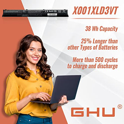 GHU RI04 RI04XL RI06XL Battery 38Wh 14.8V for HP ProBook 450 455 470 G3, Compatible with 805294-001