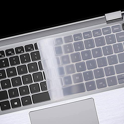 Keyboard Cover for Dell Latitude 14" 7410 7420 7430 7440 7450, Latitude 5440 5430 5431 5420 3440 14", Latitude 7520 15.6" Dell Latitude 9000 9510 9520 9420 9430 Keyboard Protective Cover-Clear - color: clear