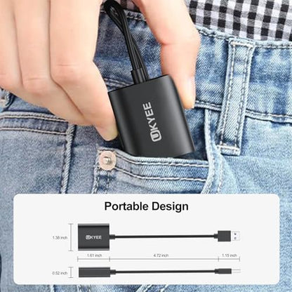 SD Card Reader, High-Speed USB 3.0 to Micro SD Card Reader, Dual Slot Simultaneous Read Write Compatible with SD,SDHC,SDXC MicroSD,MicroSDHC,MicroSDXC, for Windows,Mac,Linux Systems