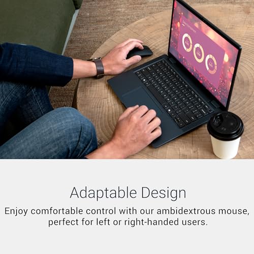 Dell Bluetooth Travel Mouse MS700, 4000 DPI, 2 Buttons | Bluetooth 5.0 LE, Touch Scroll, Swift Pair, AAA Batteries Included, 3 Year Advanced Exchange, Black - color: Black
