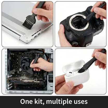 Keyboard Cleaning Kit 6PCS,Keycap & Switch Puller | 5 Anti-Static Brushes for Mechanical Keyboards PC Electronics Maintenance,Reinforced Steel Wide-Grip Set