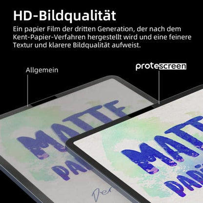 Pack of 3 Paper Film for iPad Pro 12.9 Inch (2022 M2/2021/2020/2018), Matte Paper Film Screen Protector for Writing Drawing Sketching - size: 12.9 inch ipad