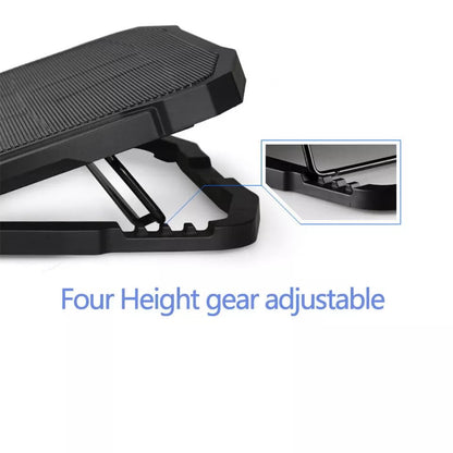 Laptop Cooling pad for Asus ROG Strix G16 Gaming laptops, Laptop Cooler with 4 Fans, LCD Display Screen, 4 Height, 2 USB-A Port Laptop Stand