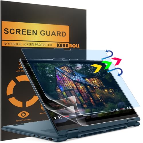 KEANBOLL 2 Pack Anti Blue Light Glare (Matte) Screen Protector for Lenovo Yoga 7i 2-in-1 Aura Edition 14" (14IPH11) / Yoga 7a 2-in-1 14" (14AGP11) Touchscreen Laptop - 2026 New Model