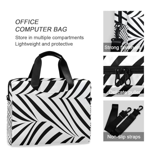 JIPONI Laptop Bag For Women Men, 15.6 16 IN Tote Work bags, Briefcase Messenger Computer Case 01 - color: Multi 4