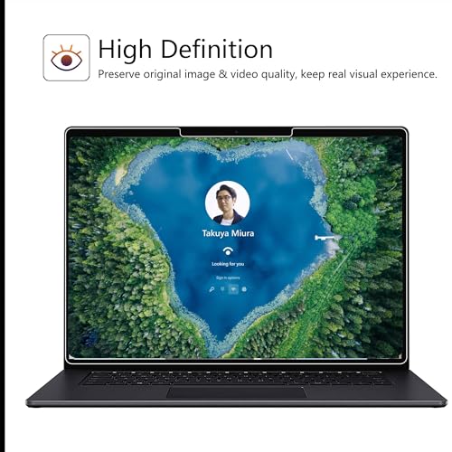 Megoo ArmorShield Glass Screen Protector for Surface Laptop 8/7 15 Inch | 9H Tempered Glass, HD Clear, Scratch Resistant, 2 Pack - size: Surface Laptop 15"