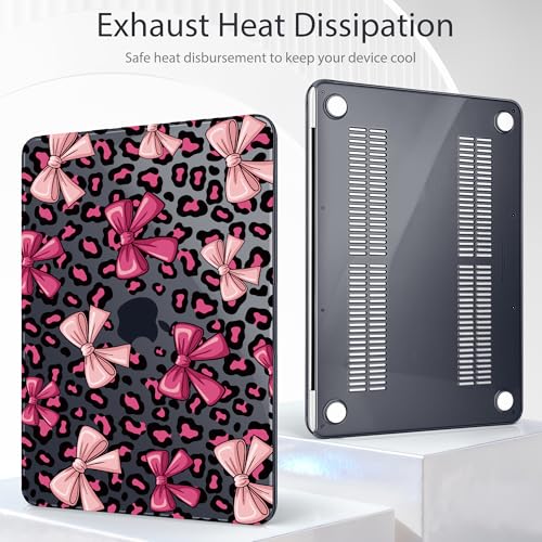 Tuiklol for 2026 MacBook Neo 13 Inch A18 Pro Chip Case, (Model A3404) Anti-Scratch Anti-Drop Slim Hard PC Shell Case with Shockproof Protective MacBook Neo Laptop Cover, Print Bow - color: Print Bow