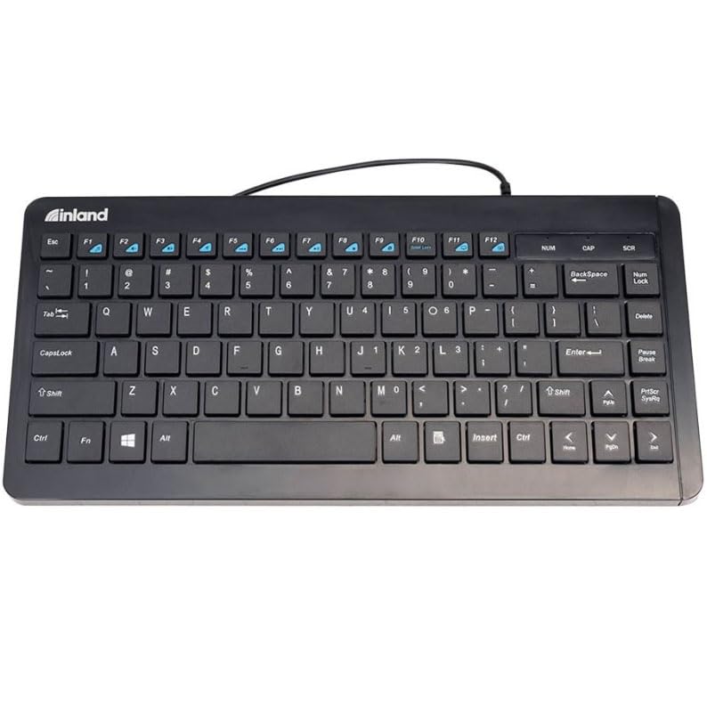 Inland Mini USB Wired Keyboard