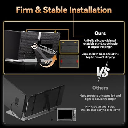 15.3” Laptop Screen Extender, FHD IPS 100% sRGB Portable Travel Monitor for Laptop (15”-17.3” Screen), 16:10 Plug & Play External Screen, Second Extra Attachment Display for Windows Mac - size: 15.3"