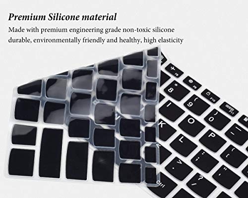 Keyboard Cover for Lenovo Yoga 7i 5i 2-in-1 14"/Flex 5 14" 2-in-1 Laptop/Flex 5 14"/ Idepad S540 14/ThinkBook 14 Gen 2,Keyboard Protector Skin for Lenovo Ideapad 5 14"-Black - color: Black