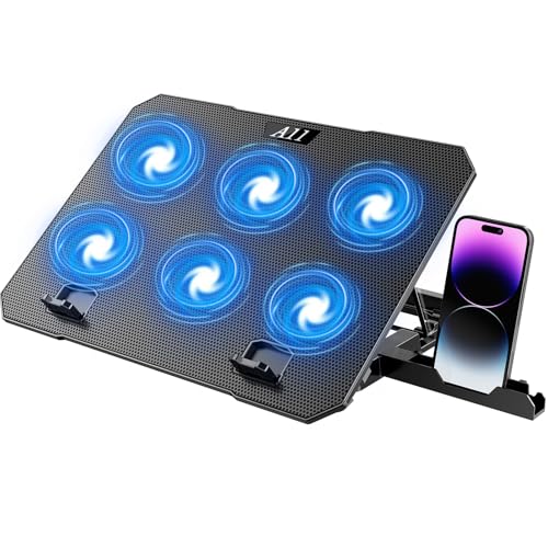 Laptop Cooling Pad, Laptop Cooler 6 Quiet Fans