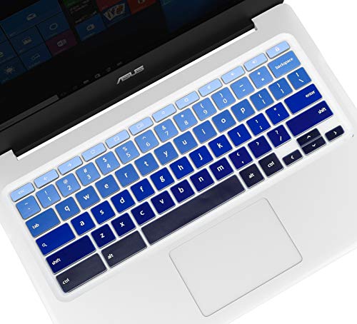 ASUS Chromebook Keyboard Cover - 14" CX1/Flip C434/C433, Skin & Cover - Gradual Blue - color: Gradual Blue
