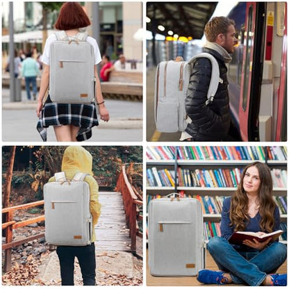 Hp hope Laptop Backpack for Women, Business Backpack for Men with USB Charging Port, Backpack for Work Commuter