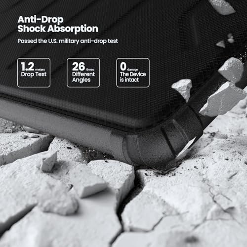 Nillkin Bumper Frosted 13.3in Laptop Sleeve Shockproof Hard Protective Case | Inner Microfiber Fleece, Matte Transparent, Waterproof, EVA Computer Sleeve for MacBook, HP, Dell, Lenovo, Acer - size: 13.3 inch