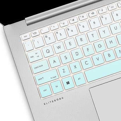 Keyboard Cover for HP EliteBook 830 835 840 845 1040 G9 G10 13.3 14 inch Laptop Accessories Keyboard Protective Skin (Not fit 840 845 1040 G8 G7 G6 G5 G4 G3)-OmbreMint - color: OmbreMint